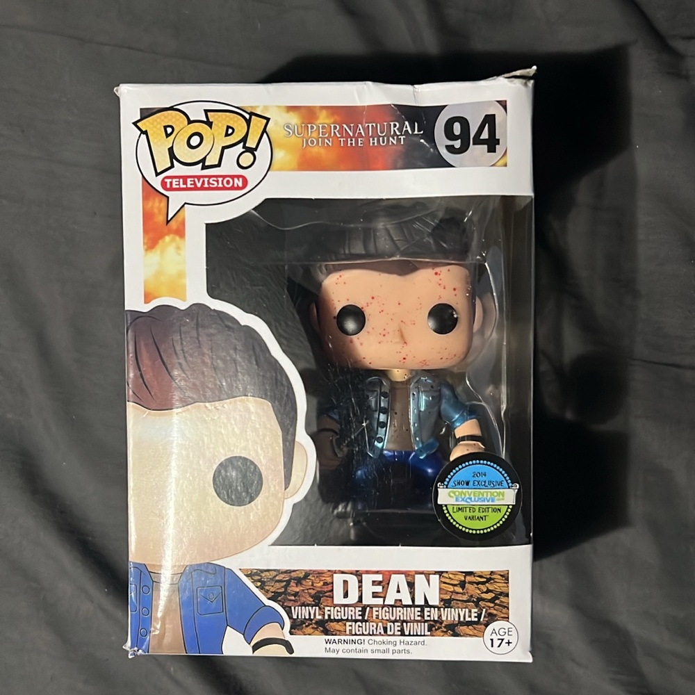 Metallic Blood Splattered Supernatural Dean #94 2014 Show Exclusive Funko